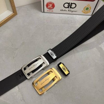 Product Name: Ferragamo Automatic Belt Material: Genuine Leather Belt Made From