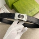 Special Gucci Special Leather Belt Series, Original Factory-Made Stainless Steel