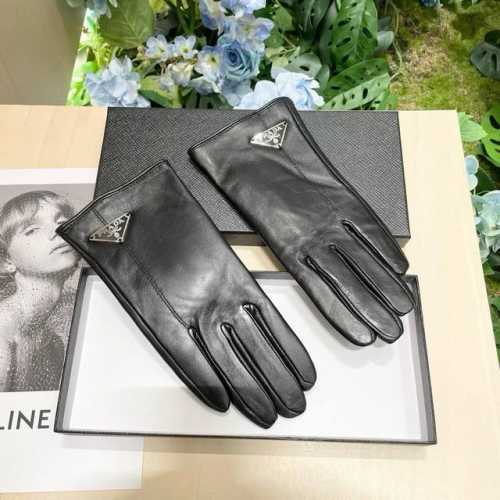 New Women's Gloves Exclusive First Release with Packaging, Prada Women's Origin