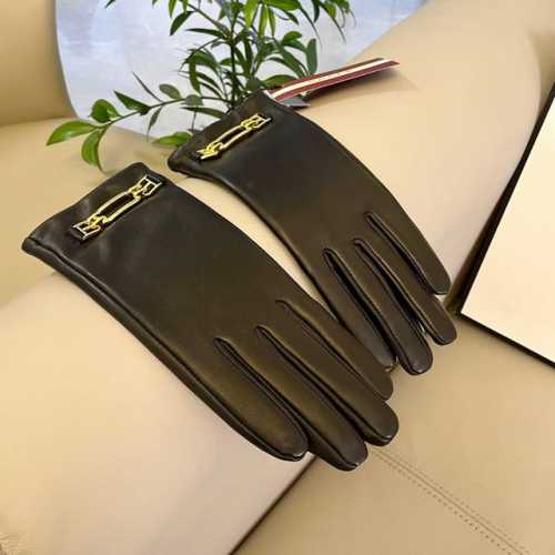 Bally European New Top-Tier Original Women's High-End Gloves, 100% Made of Impor