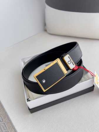 Product Name: Montblanc Original Belt Model: Buckle New Original Classic Boutiqu - Click Image to Close