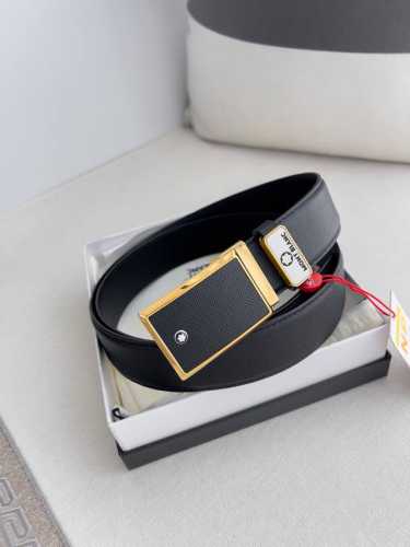 Product Name: Montblanc Original Belt Model: Buckle New Original Classic Boutiqu