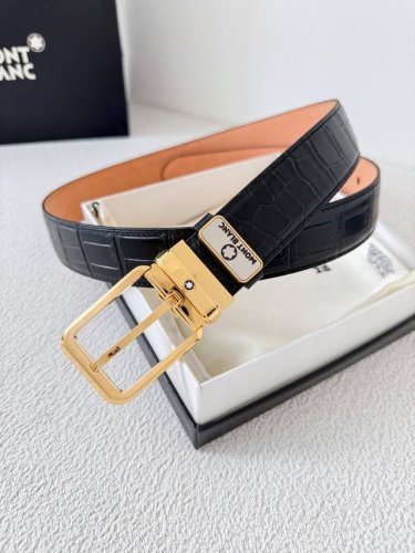 Product Name: Montblanc Original Belt Model: Pin Buckle, New Original Classic P