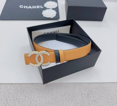 3.0Cm Chanel Official Website New Double-Sided Original Calfskin Length 75.80