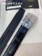 Montblanc Men's Automatic Belt - Width 34Mm 316 Fine Steel Buckle, Finely Crafte