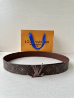 4.0 Wide Lv Dimension Double-Sided Belt combines creative heritage with a sleek