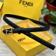 Fendl Fendi width 20mm, original imported calfskin, with original ruthenium pall