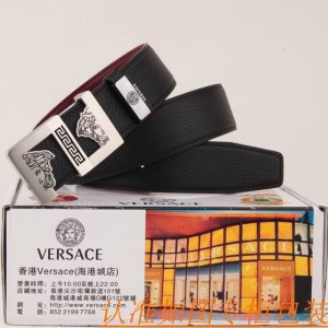 Belt: Versace original cowhide belt for men Belt: Made of 100% first-layer cowhi