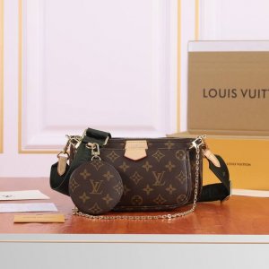 Original, comes with box, dark green, M44813. The Multi Pochette Accessoires ha