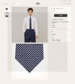 Men's tie series Geometric H pattern tie, Rare H produces a thousand ties with d