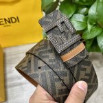 Picture package + 10 Fendi Fendi counter same style width 4.0Cm double ring reve