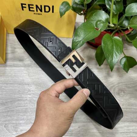 Fendi Fendi Full Set Packaging, Same As In-Store, 40Mm Wide Belt With Logo Desig - Click Image to Close