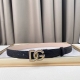 d&G Belt New Style Fine Copper Hardware Buckle Original Lizard Pattern Cowhid