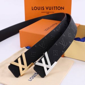 LV Men's Fashion Accessories. Features a precision-plated stainless steel buckle