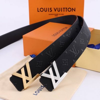 LV Men's Fashion Accessories. Features a precision-plated stainless steel buckle