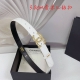 3.0Cm Chanel Belt, Double-Sided Top-Grain Leather, Length: 75.80.85.90.95.100 Cm