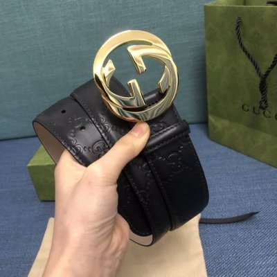 Comes with a complete gift box. Gucci original precision electroplated buckle,