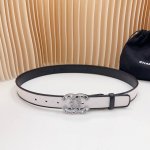 3.0Cm Chanel Official Website New Arrival, Double-Sided Top-Grain Calfskin Leath