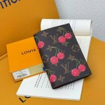 Color: Monochrome Size: 14X10 Cherry Passport Cover This cover combines Monogra