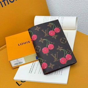 Color: Monochrome Size: 14X10 Cherry Passport Cover This cover combines Monogra