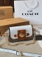 Cowhide version Coach new Brie turnlock underarm bag Coach retro small bag is h