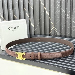 Cowhide Leather Cowhide Leather Lining Mid-Waist Gold Finish Width: 1 inch 2.5