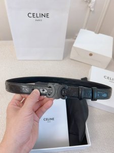 Celine Belt, Same As In-Store Version, 2.5 Cm Wide, Made From Genuine First-Laye