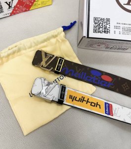 Belt: Lv..Louis..Top-grade original replica. Belt: 100% top-grain cowhide, guar