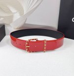 5.0Cm Chanel Belt, Double-Sided Top-Grain Leather, Length: .75.80.85.90.95.100 C