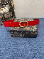montaigne Belt 30Mm Black Smooth Calfskin And White Resin Beads Code: B0422Uw
