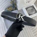 Special Ck special leather belt series, original hardware fine stainless steel b