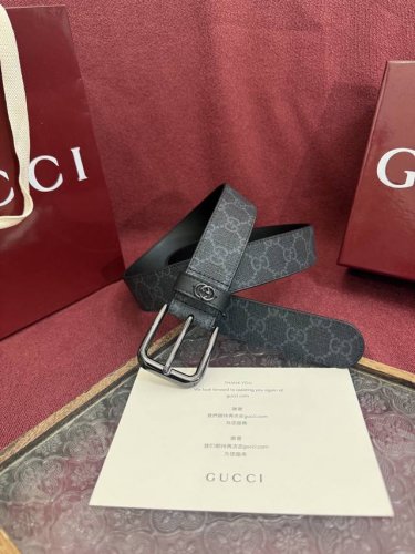 G pin buckle Gucci style number 673921 92Tin 1000. Surface material is custom bl