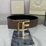 Tom Ford's Latest Popular Double-Sided Top-Grain Cowhide Counter Sync 3.8 Width