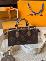 Replica cowhide and steel Lv new Onthego East West horizontal Onthego is absolut