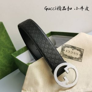 Gucci Genuine Imported Original Embossed High-Quality Steel Buckle, 4.0 cm Wide.