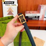 Original quality punched Brand: Gucci G women's Color: Black Buckle: Gold and Si