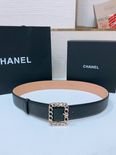 Chanel 24P Cc With Rhinestones. Chain Link Logo Buckle. Imported Calf Leather Be