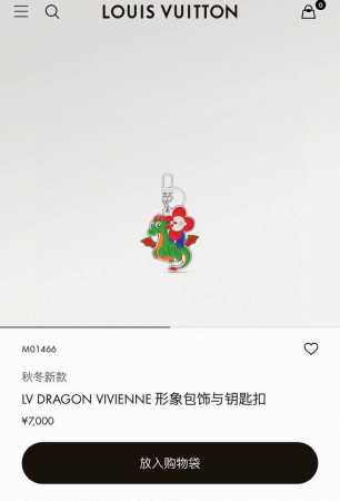 Louis Vuitton Official Website M01466 Year of the Dragon Zodiac Keychain Pendant - Click Image to Close