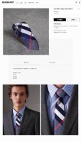 B's counter synchronized tie is out now. Burberry men's Burberry tie is a rare c