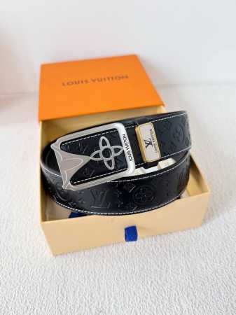 Product Name: Lv..Louis..Vuitton Belt Original Model: Buckle, Classic Pure Steel - Click Image to Close