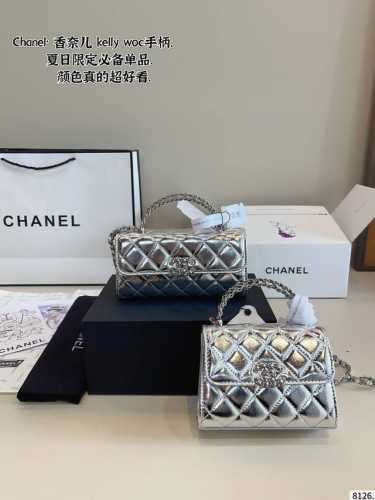 Comes with a gift box. Chanel Kelly Woc handle small waste bag is super popular