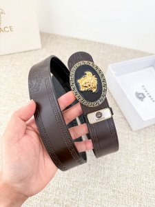 Product Name: Versace Original Belt/Leather Bag Model: Hook buckle, classic man