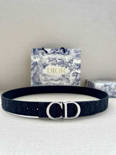 Width 3.5 Cm Dior's Reversible Belts Are Available In A Variety Of Styles And Ma