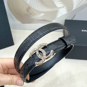 Chanel belt, double-sided top layer cowhide, length: 75.80.85.90.95.100. Euro,