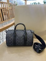 The new Coach Compass series small size 25 men's Boston Ccf49 Ccb83 classic logo