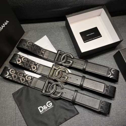 Dg, Width 3.8 Cm Dolce&Gabbana New Men's Woven Strap Printed Waist Belt, Paired