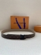 3.0-Inch-Wide Lv Flowergram Round Double-Sided Belt Reinterprets Louis Vuitton's