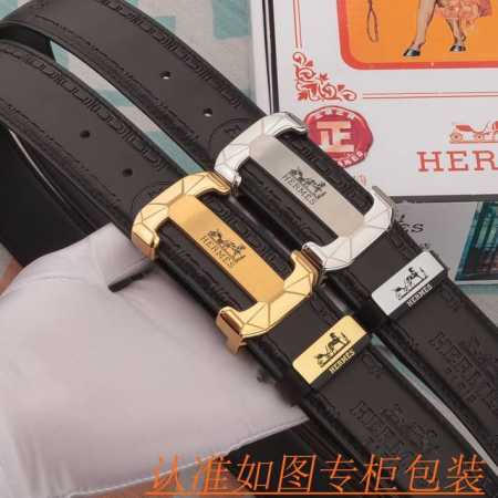 Product Name: Hermes Leather Belt (Original) Material: 100% top-grain cowhide l - Click Image to Close
