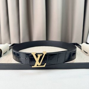 Lv. Suitable for business casual or formal wear! 3.8cm latest style buckle, poli