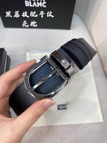 Montblanc 3.5Cm Wide, Made Of Top-Grain Cowhide, Pin-Buckle, Free-Cut Business C
